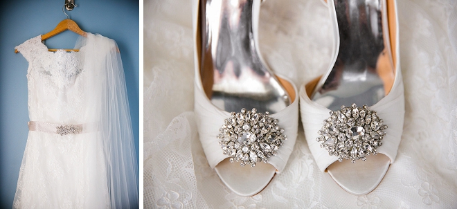 Loving this Bride's gorgeous wedding shoes!