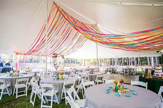 Tent decorations outlet for