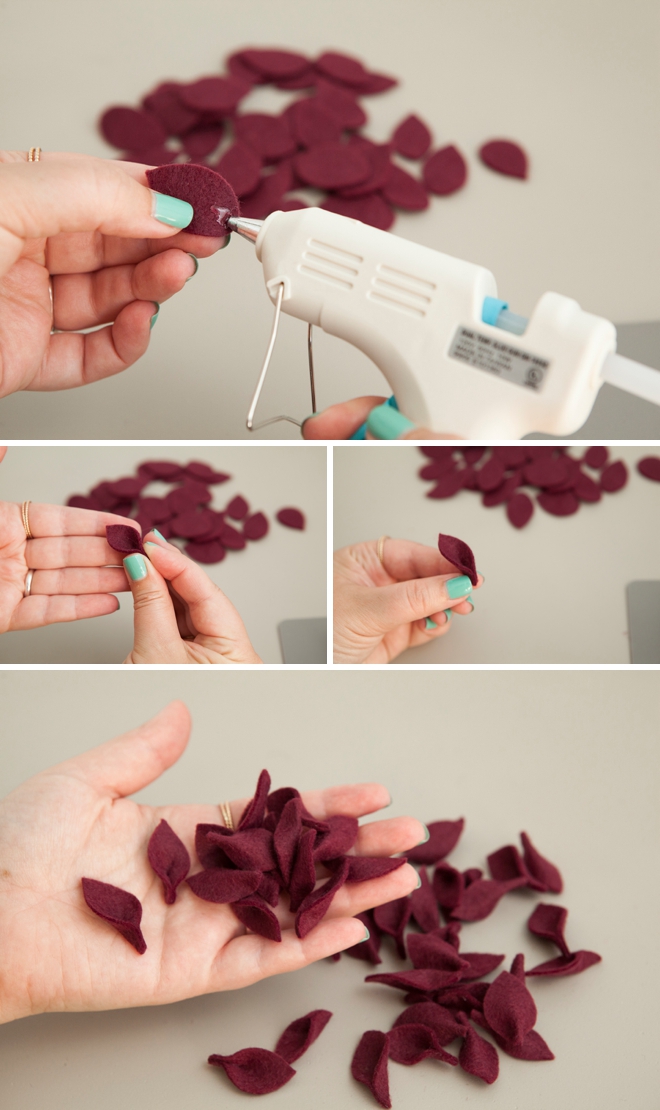 How to make the most gorgeous felt dahlia flowers!