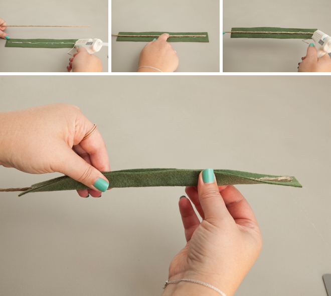 How to make the most awesome felt fern leaves and fiddleheads!