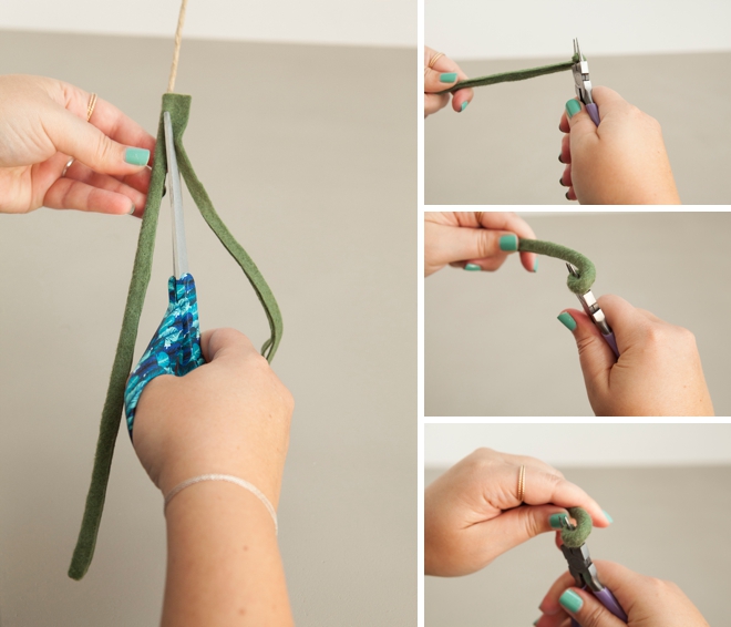 How to make the most awesome felt fern leaves and fiddleheads!