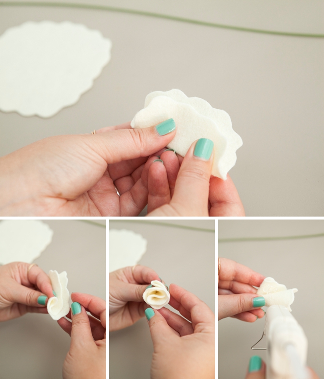 How to make the most darling felt lisianthus flowers and buds!