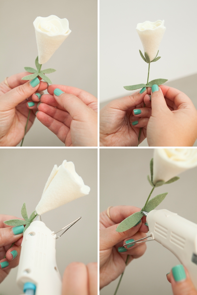 How to make the most darling felt lisianthus flowers and buds!