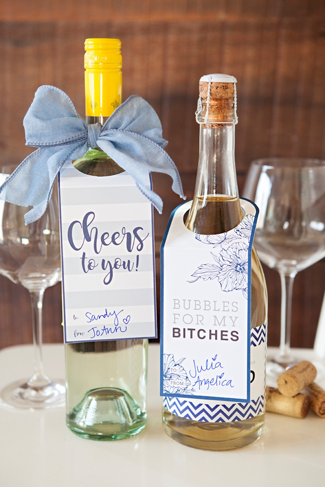 Check Out These FREE, Printable Wine Bottle Gift Tags!