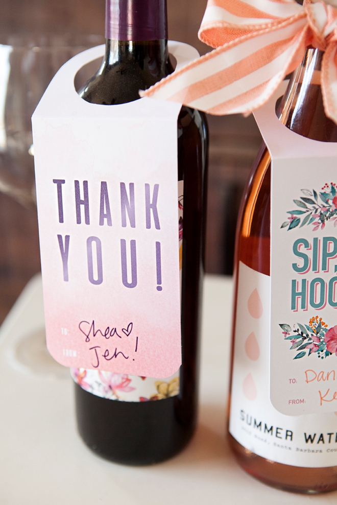 Check Out These FREE, Printable Wine Bottle Gift Tags!