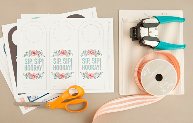 Adorable free printable wine gift tags, just print and cut!