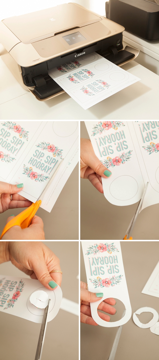 Adorable free printable wine gift tags, just print and cut!