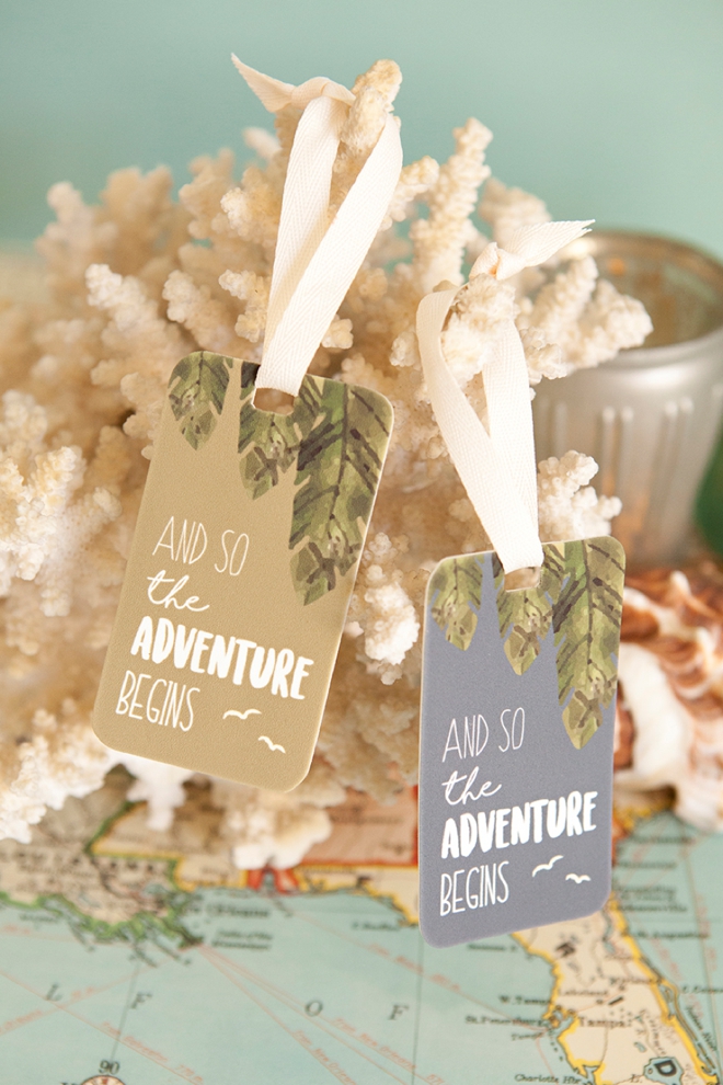 Check out these adorable DIY shrinky dink luggage tags - with free printables!
