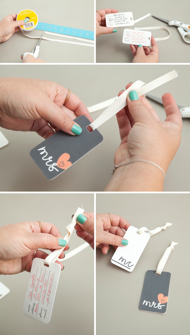 Learn how to make your own luggage tags using shrinky dink film!