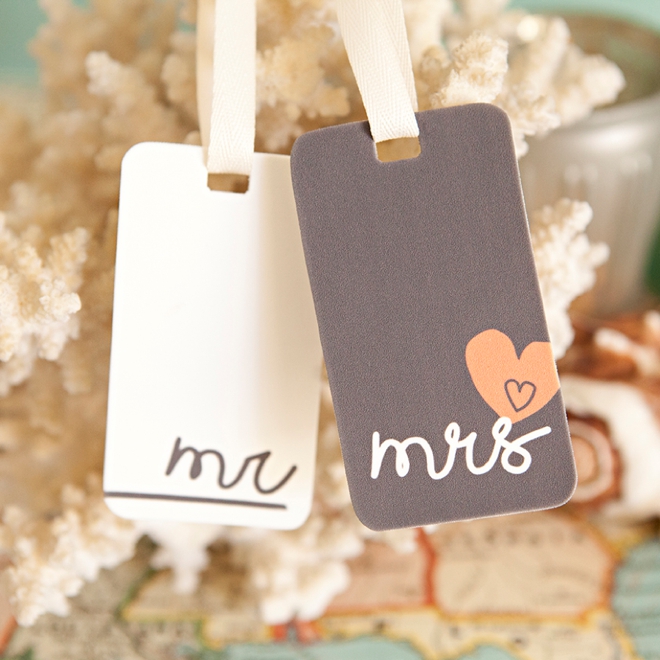 Kraft Luggage Tags Wedding, Wedding Gift Bag Tags