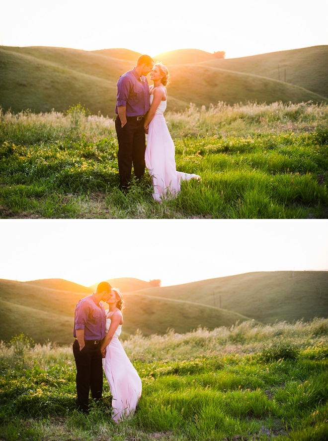 We're swooning over this amazing mountainside engagement session!