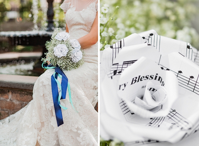 We can't get over this stunning Bride and her unique bouquet before her big day!