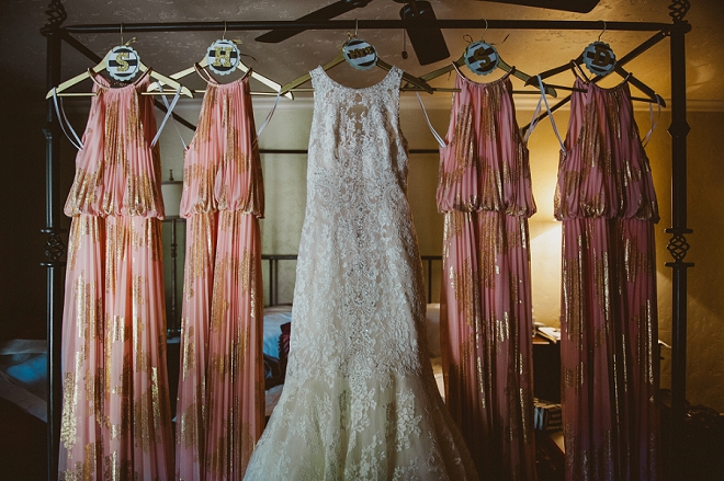 We're loving this gorgeous dress shot and colors for the big day!