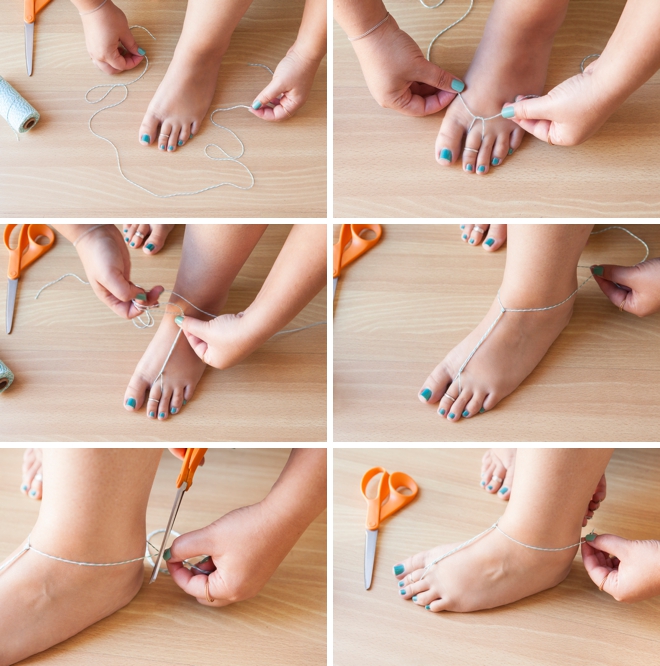 Diy barefoot sandals baby hot sale