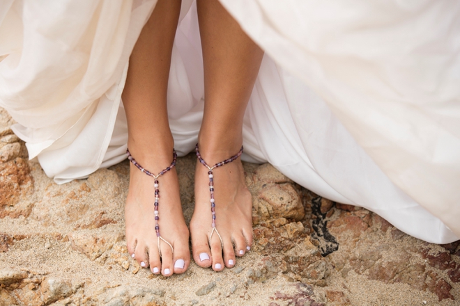 Make Your Own Custom Barefoot Beach Wedding Sandals