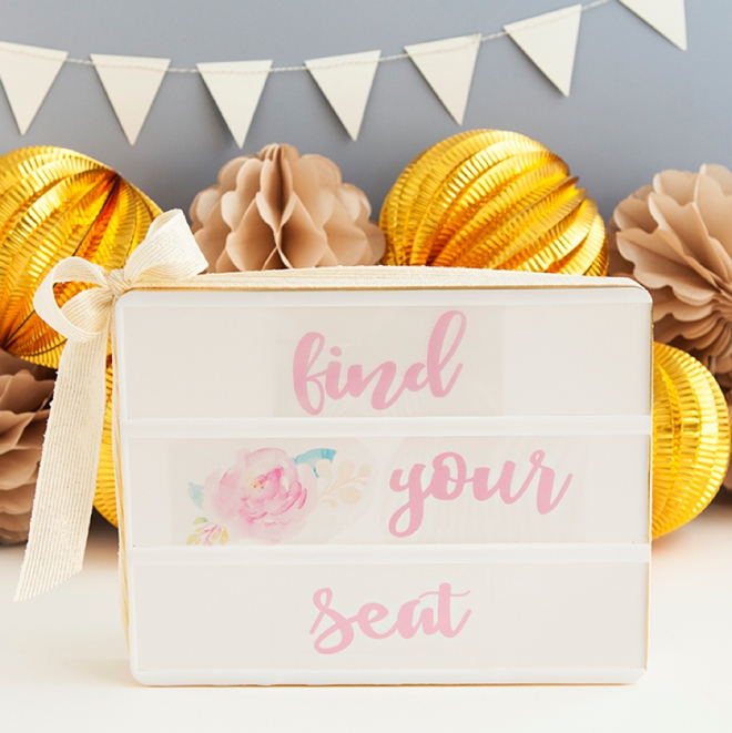 Learn how to print your own custom sayings for the Heidi Swapp Lightbox!