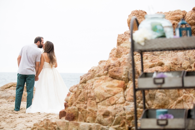 Check out this amazing DIY, mermaid inspired beach wedding inspiration!