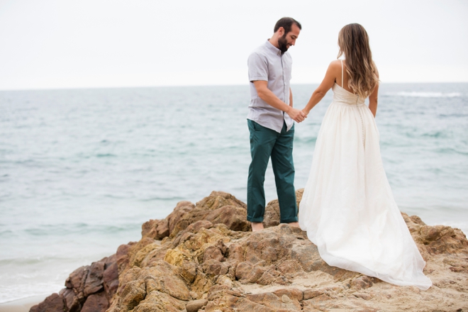 Check out this amazing DIY, mermaid inspired beach wedding inspiration!