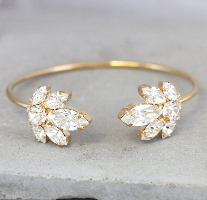 We're swooning over this gorgeous crystal cuff!
