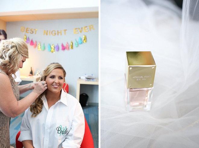 We love a Bride who uses a signature wedding day perfume!