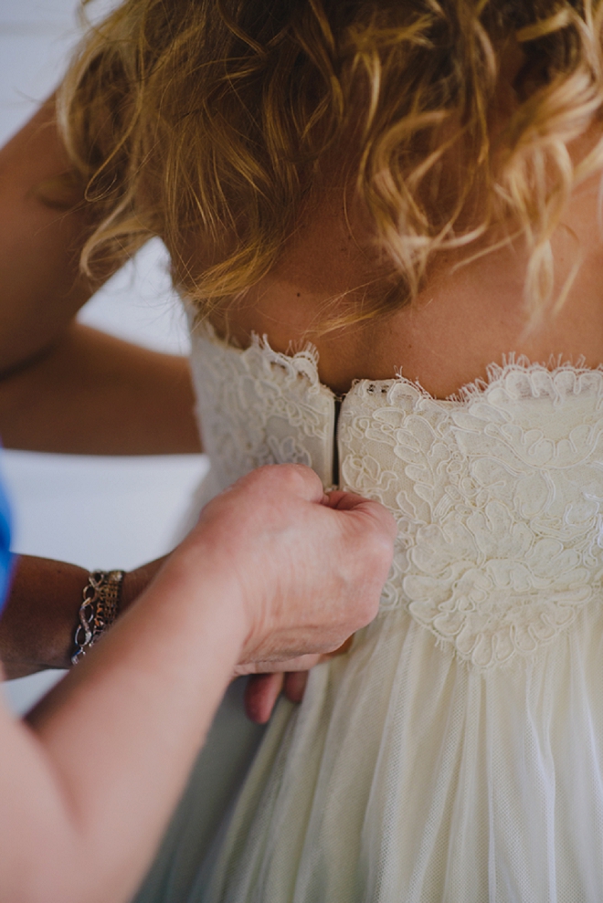 We love this beautiful Bride and her darling wedding day details!