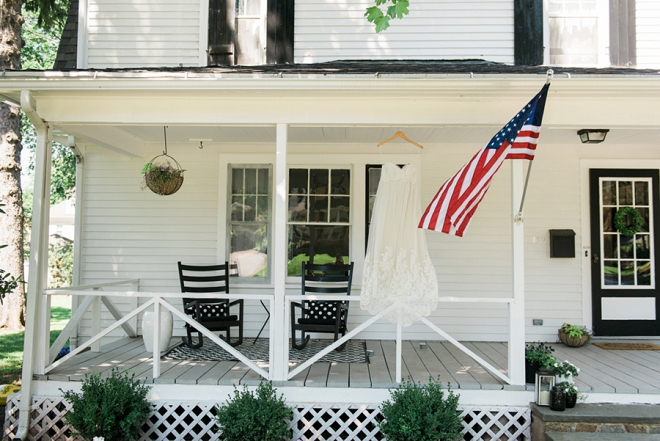 Love this front porch dress shot on the Fourth of July!
