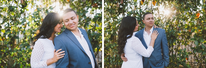We're in love with this stunning estate engagement session and gorgeous couple!