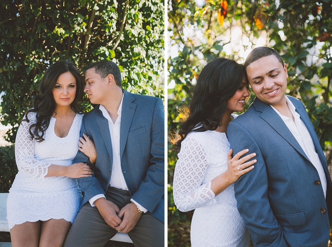 We're in love with this stunning estate engagement session and gorgeous couple!