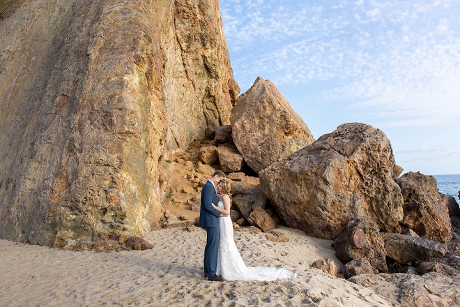 We're swooning over this gorgeous styled Malibu beach wedding!