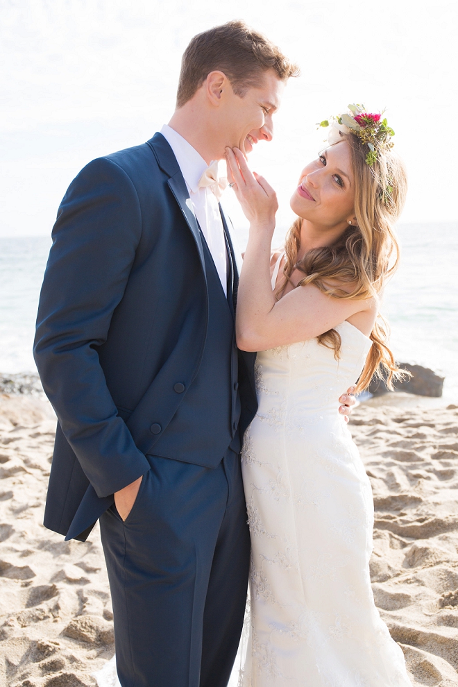 We're swooning over this gorgeous styled Malibu beach wedding!