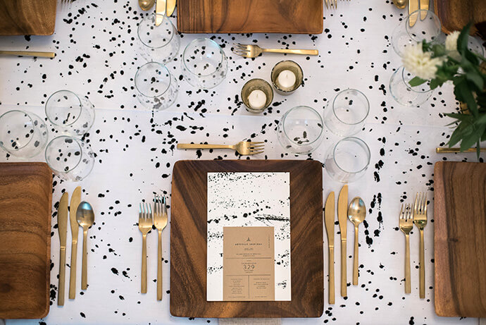 This gold flatware would be perfect for a wedding!