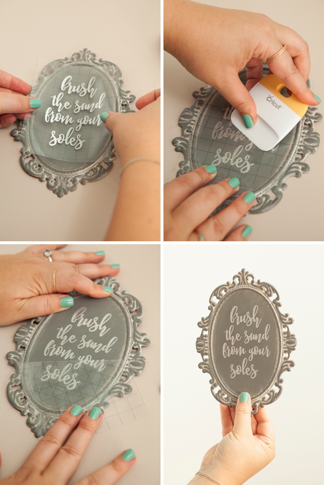 Check out this cute Brush The Sand From Your Soles beach wedding idea that you can DIY!