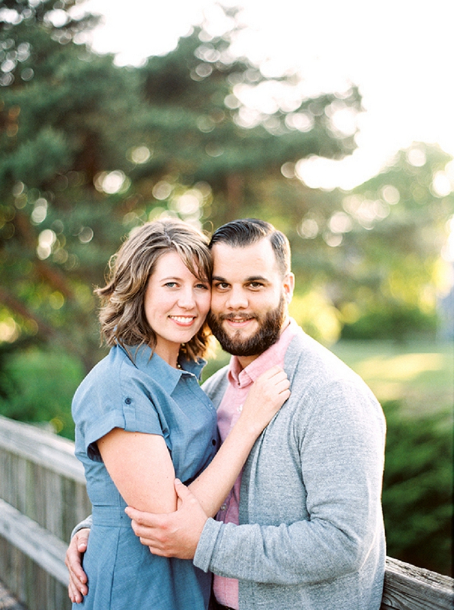 We're swooning at this super sweet Columbus engagement session!