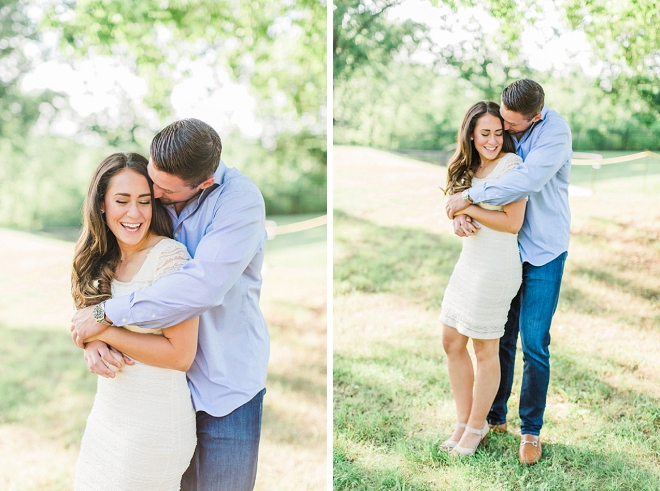 We're swooning over this uber romantic engagement session!