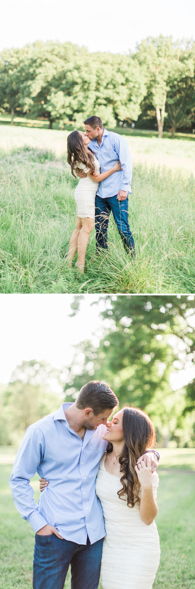 We're swooning over this uber romantic engagement session!