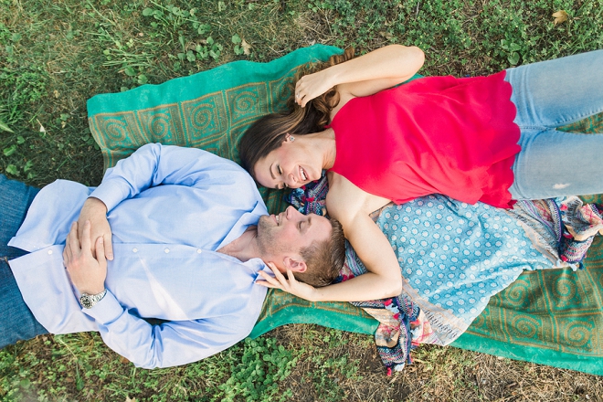 We love how playful and romantic this fun couple is!