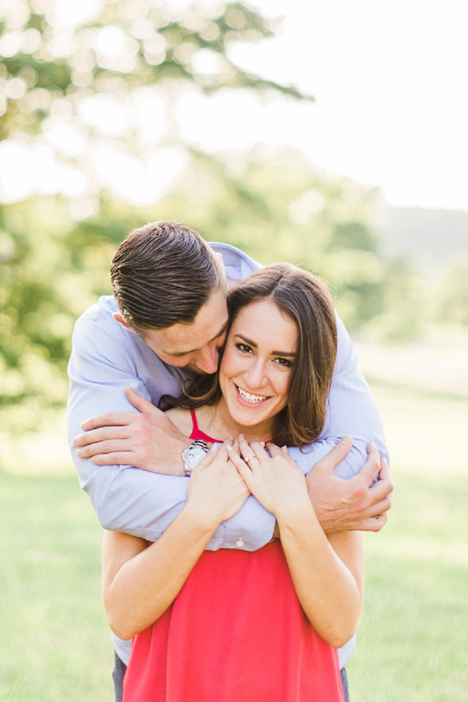 We love how playful and romantic this fun couple is!