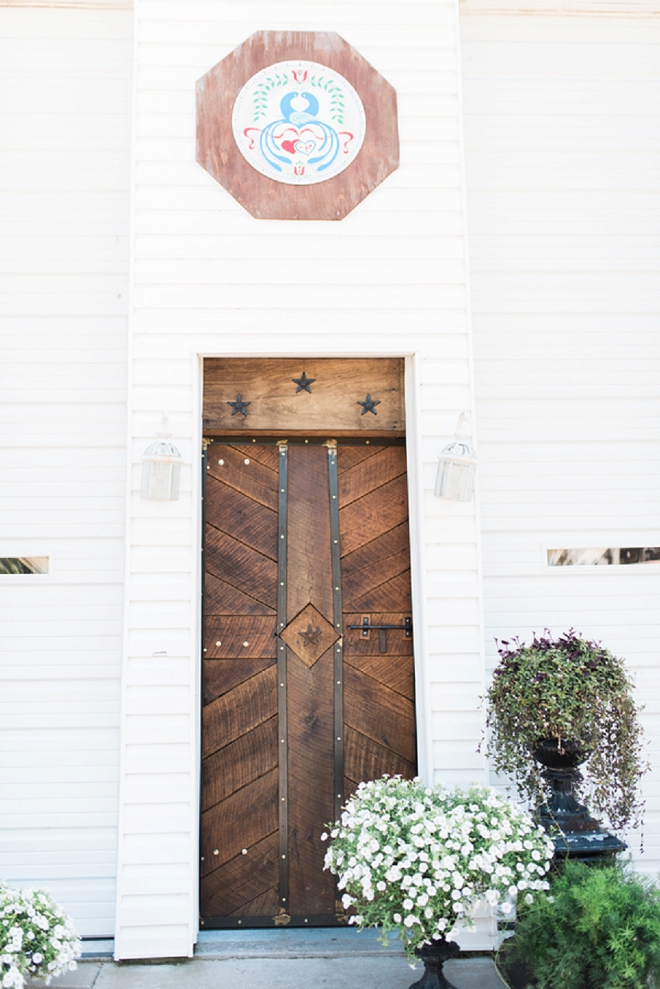 This door. Stunning at this couples reception!