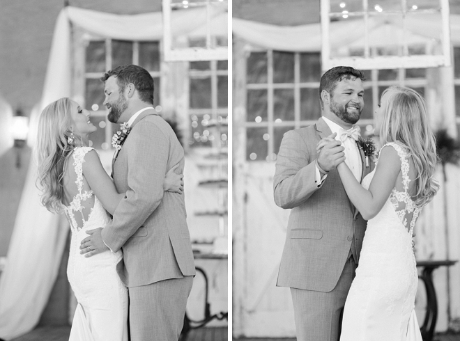 Sweet first dance as Mr. and Mrs!