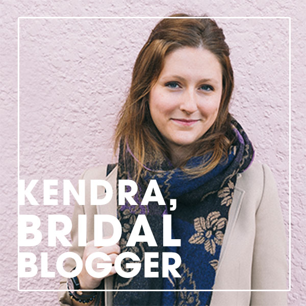 Kendra Hagerman, bridal blogger for Something Turquoise