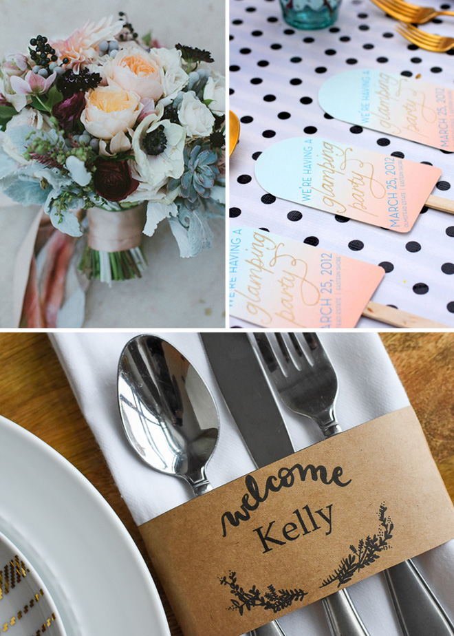 Easy DIY wedding projects to make.