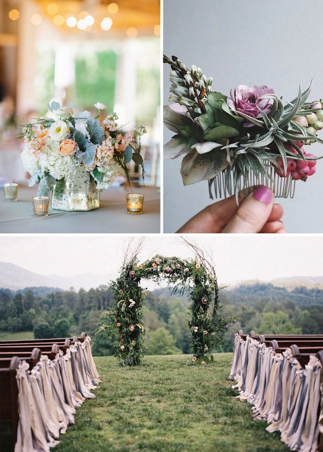 Cute simple floral wedding ideas