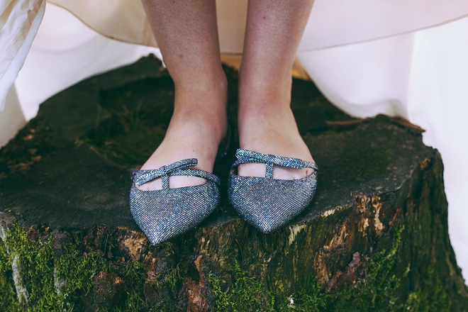Loving our Bridal Bloggers adorable wedding shoes!