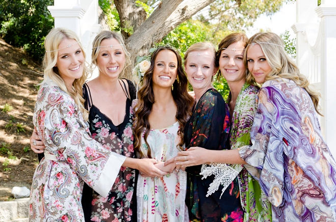 In love with the stunning Bride and boho bridesmaids on her big day!