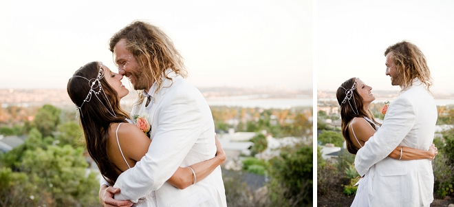 We're in love with the Mr. and Mrs. and their stunning boho beach wedding!