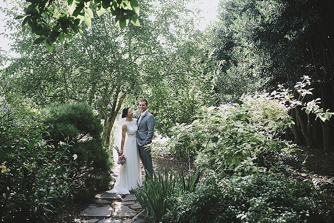 We're swooning over this super romantic garden wedding!