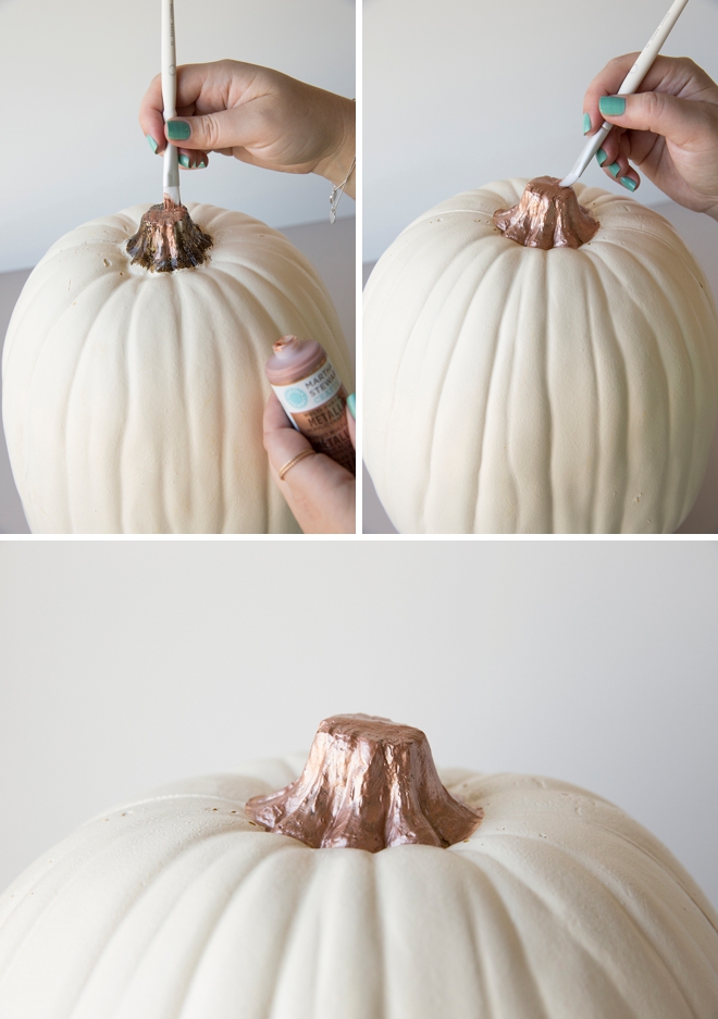 Learn how to turn a foam pumpkin into the most perfect fall wedding card box!