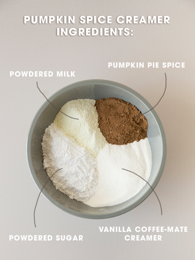 Learn How To Make Your Own Dry Pumpkin Spice Creamer