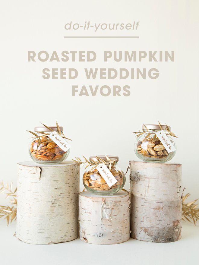 Roast Your Own Bulk Pumpkin Seeds As Fall Wedding Favors