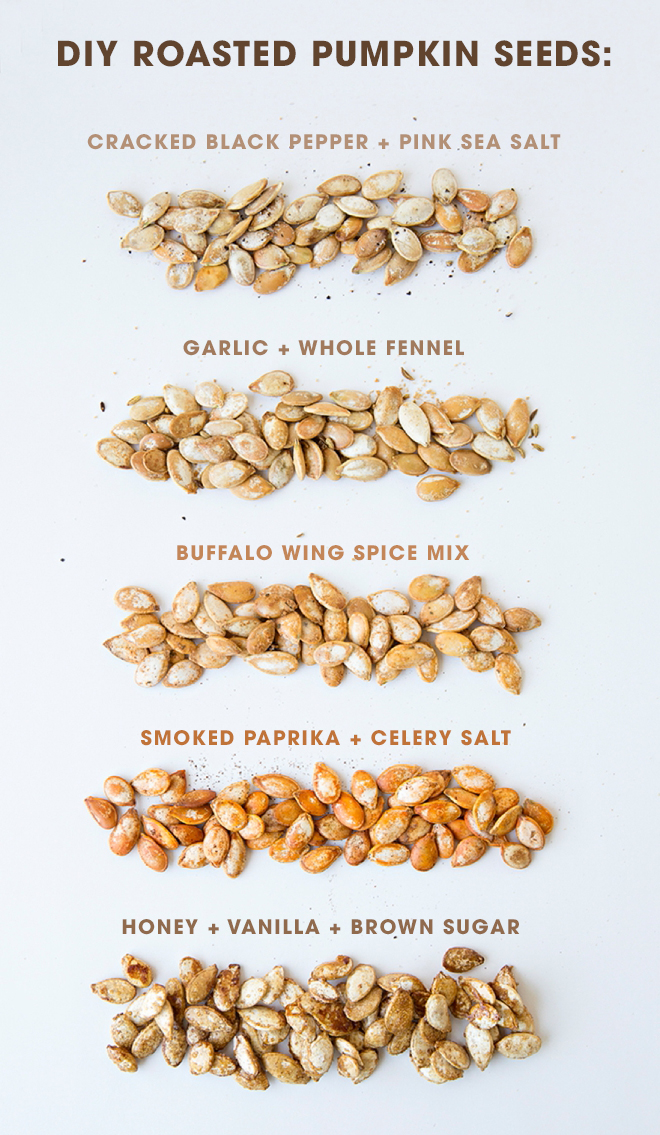 Super delicious and totally easy recipes for toasting pumpkin seeds!